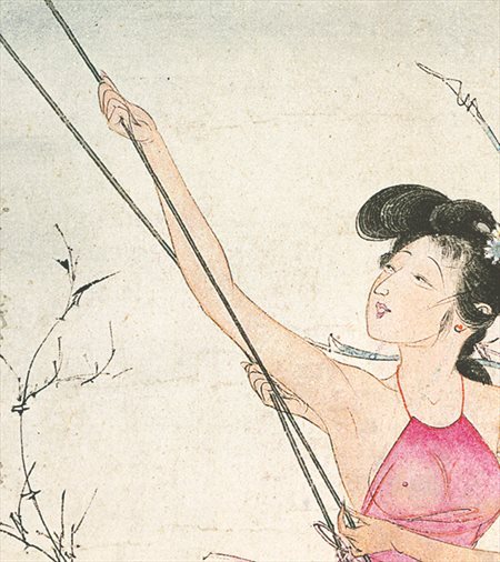 王杨-胡也佛的仕女画和最知名的金瓶梅秘戏图